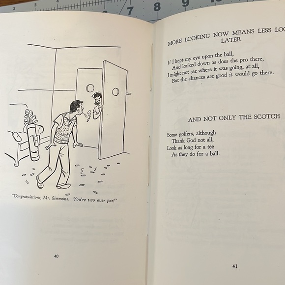 Golf Bawls – Richard Armour (1946, Beechhurst Press) – Illustrated Golf Humor - Picture 5 of 6